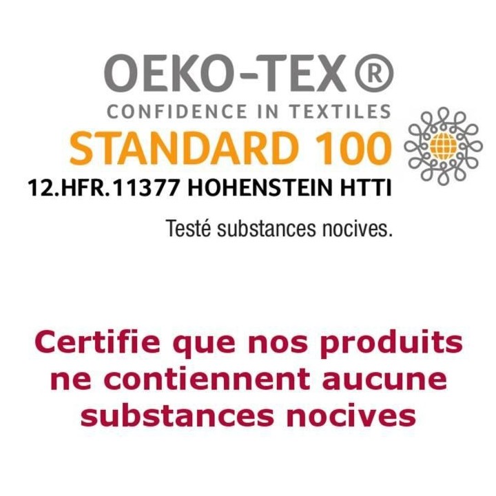 ABEIL Couette tempérée BICOLORE 240x260cm - Blanc & Gris chiné