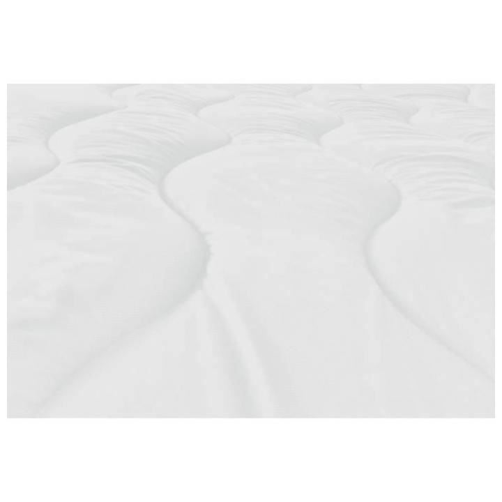ABEIL Couette Bicolore - 240 x 260 cm - Blanc et gris