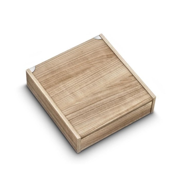 LA TABLE D'ALBERT Ménagere 48 pces Inox ELEGANCE - coffret en bois