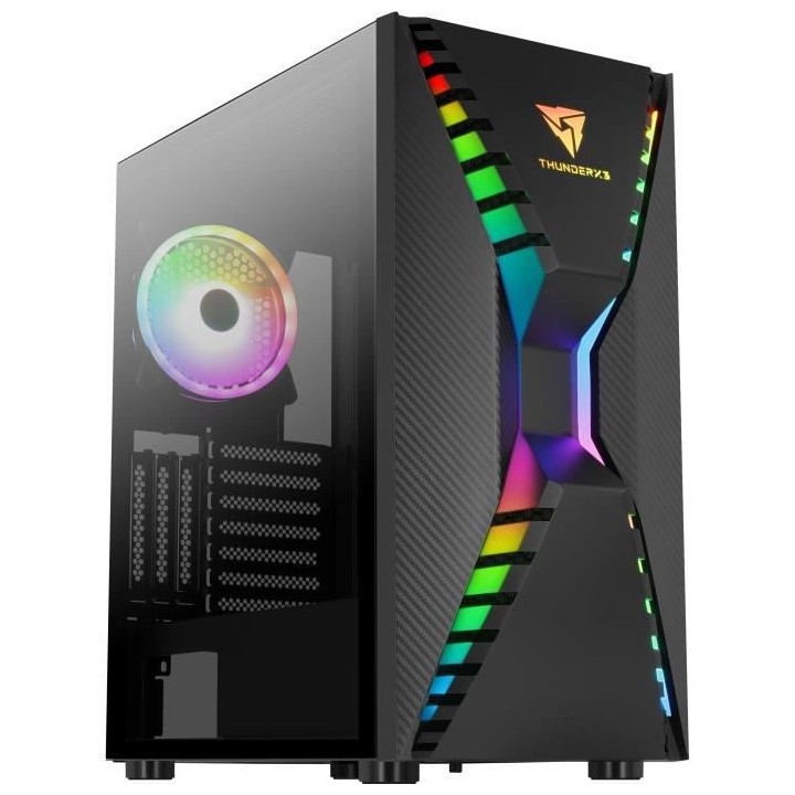AEROCOOL Cronus RGB Noir TG - Boitier sans alimentation - Moyen tour -