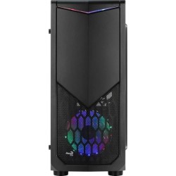 AEROCOOL BOITIER PC Tomahawk A - RGB - Moyen Tour - Noir - Format ATX (ACCM-PV17122.11)