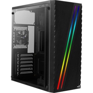 Aerocool STREAK - Boîtier PC ATX RGB - Panneau Latéral - Ventilateur