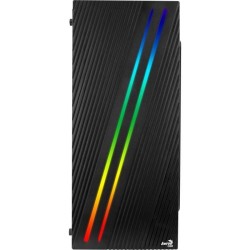 Aerocool STREAK - Boîtier PC ATX RGB - Panneau Latéral - Ventilateur 80mm