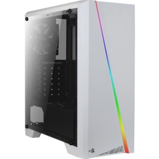 AEROCOOL BOITIER PC Cylon - RGB - Moyen Tour - Blanc - Format ATX (ACC