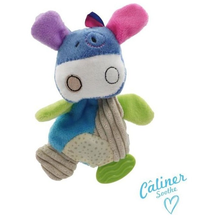 AIME Mini Jouet peluche vache - Pour chien