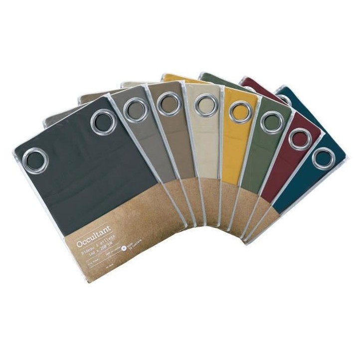 Rideau occultant Strong - 140 x 250 cm - Bordeaux