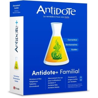 MYSOFT Antidote+ Familial - Abonnement 1 an - 5 utilisateurs (Antidote