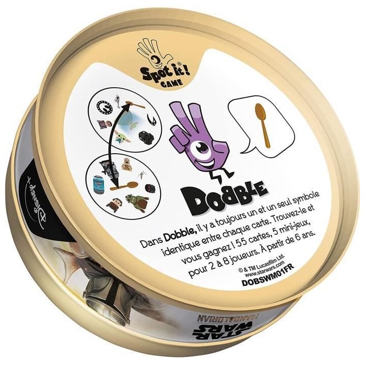 Zygomatic | Dobble : Star Wars The Mandalorian | Jeu de société | a