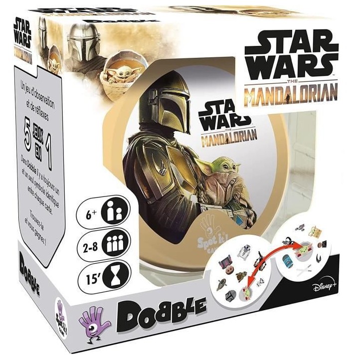Zygomatic | Dobble : Star Wars The Mandalorian | Jeu de société | a