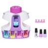 COOL MAKER - Go Glam U-nique Nail Salon - 6061175 - Machine a ongles pour enfant Avec Vernis - 120 motifs a réaliser pour Manuc