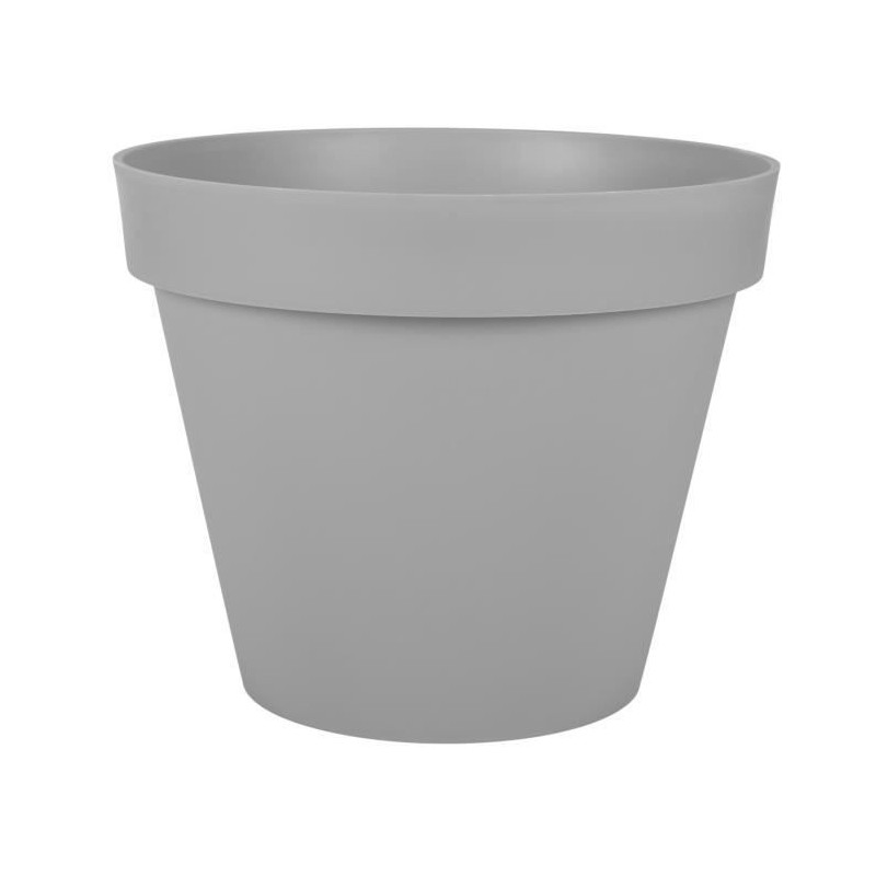 EDA Pot rond Toscane - 48 cm - 43 L - Gris béton