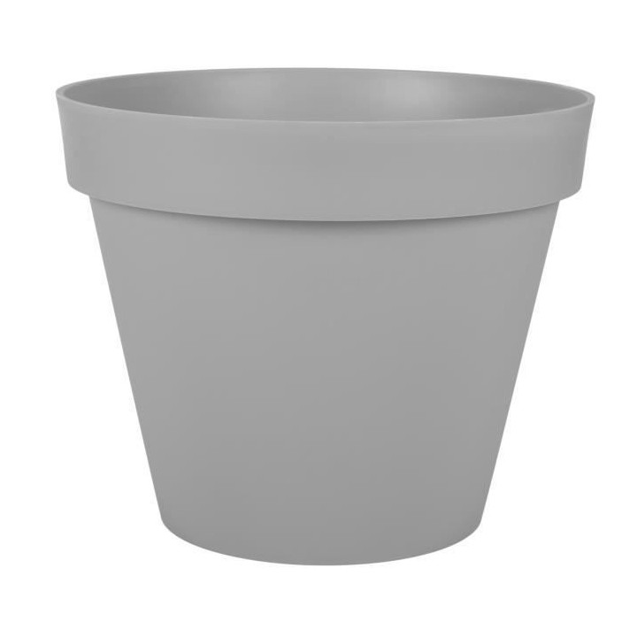 EDA Pot rond Toscane - 48 cm - 43 L - Gris béton