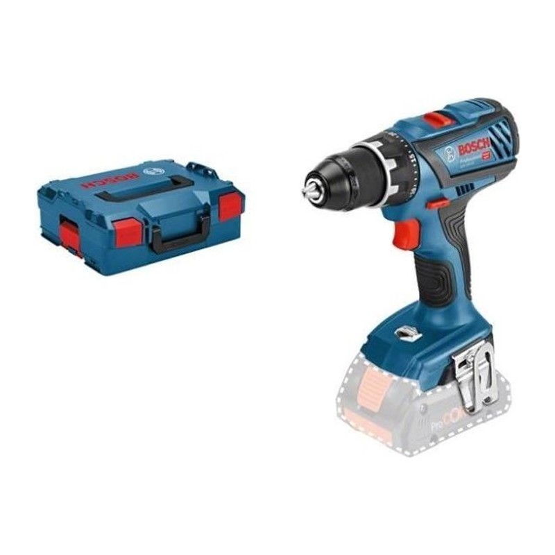 Perceuse-visseuse sans fil GSR 18V-28 (sans batterie ni chargeur) en coffret L-BOXX - BOSCH - 06019H4108