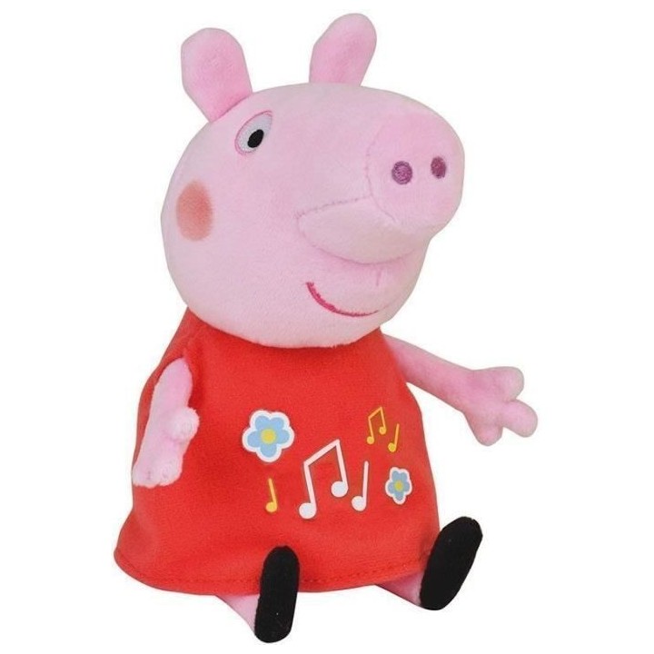 PEPPA PIG Peluche musicale ± 20 cm