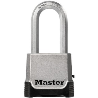 MASTER LOCK Cadenas Haute Sécurité [Combinaison et Clé] [Zinc] [Ans