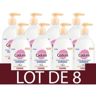 CADUM Creme Lavante Surgras - 500 ml x8