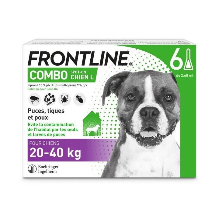 Frontline Combo Chien L 6 pipettes