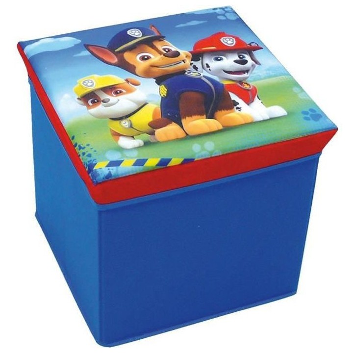 Fun House Pat Patrouille tabouret de rangement pour enfant