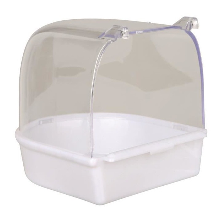 TRIXIE Baignoire semi-circulaire en plastique - Pour oiseau