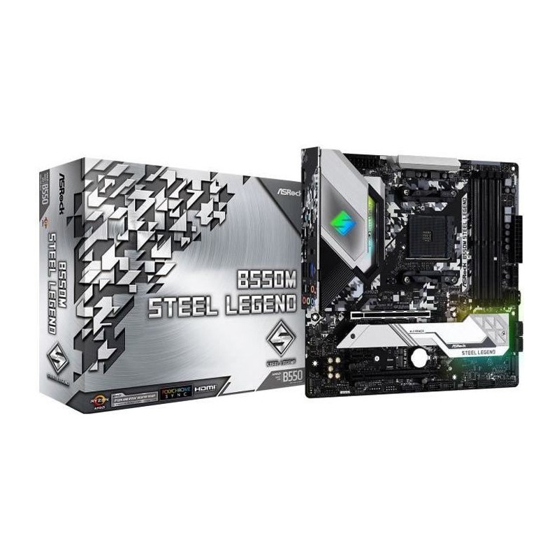 ASROCK Carte mere B550M Steel Legend