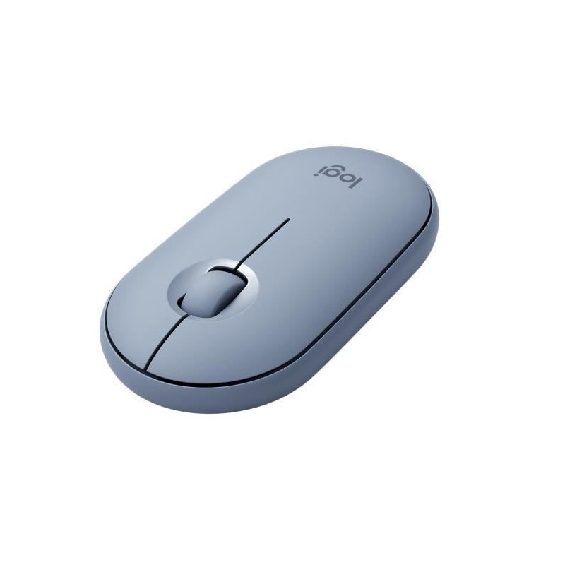 Souris Sans fil - LOGITECH - M350 PEBBLE - Clic Silencieux - Gris Bleu