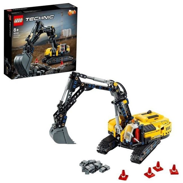LEGO Technic 42121 Pelleteuse, Jouet de Construction, Engins Chantier,