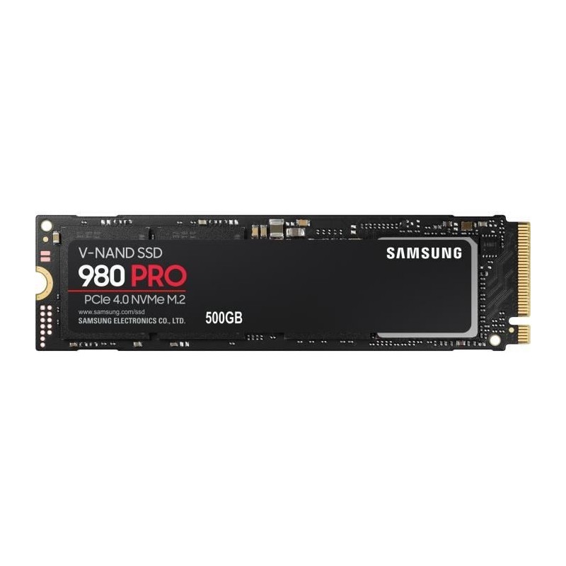 SAMSUNG - SSD Interne - 980 PRO - 500Go - M.2 NVMe (MZ-V8P500BW)