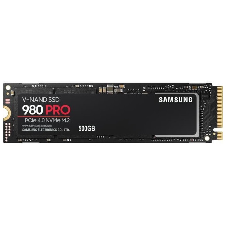 SAMSUNG - SSD Interne - 980 PRO - 500Go - M.2 NVMe (MZ-V8P500BW)