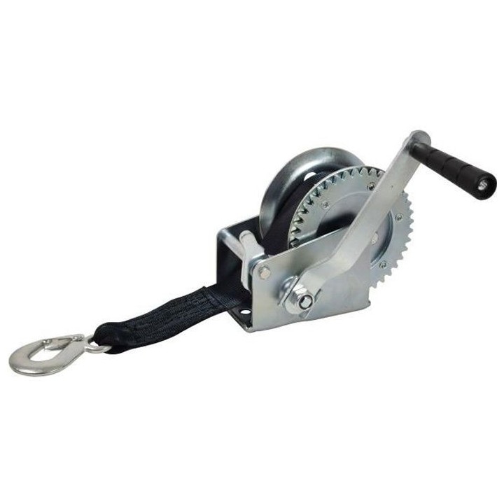 AUTOBEST Treuil manuel Tambour - Sangle 10 m - 500 kg