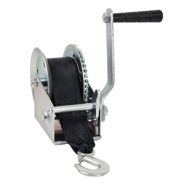 AUTOBEST Treuil manuel Tambour - Sangle 10 m - 500 kg