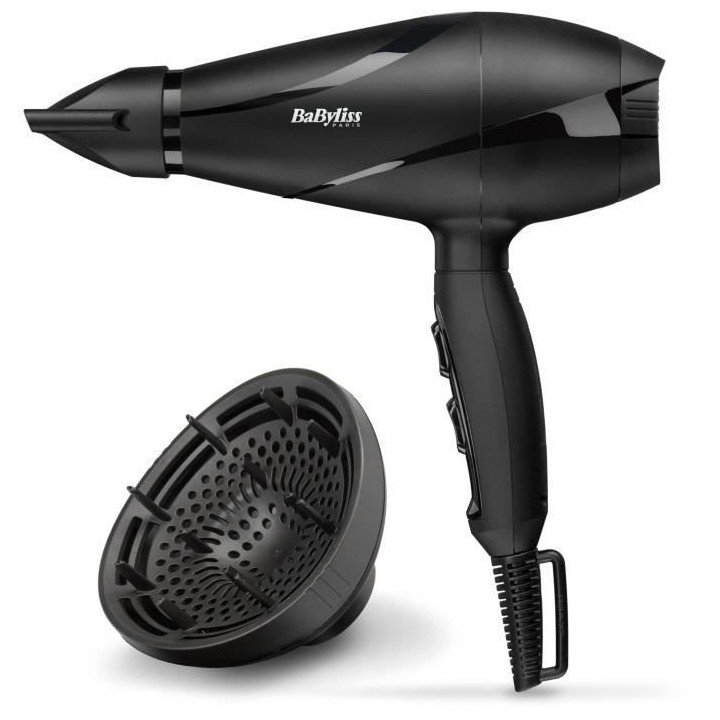 BaByliss - 6613DE - Seche-cheveux Pro Silence Volume 2200 Moteur AC Fa