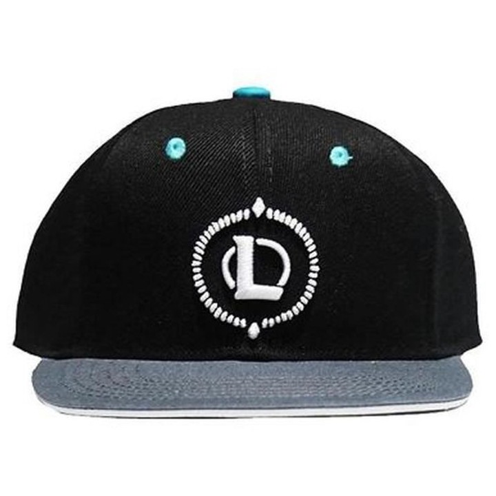 DIFUZED League of Legend Casquette - Logo - Noir et blanc