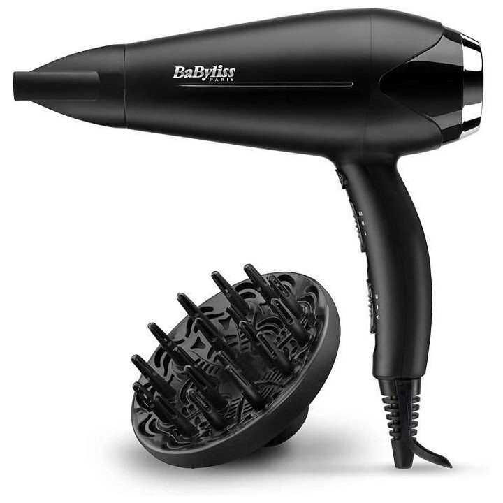 BaByliss - D572DE - Seche-cheveux Turbo Smooth 2200 avec Technologie I