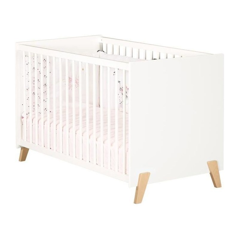 Babyprice - JOY NATUREL - Lit Bébé 120 x 60