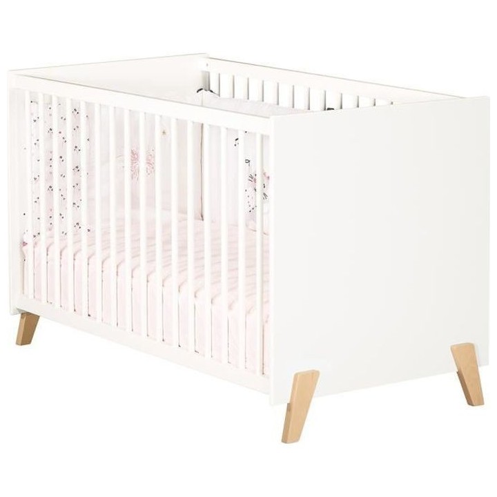 Babyprice - JOY NATUREL - Lit Bébé 120 x 60
