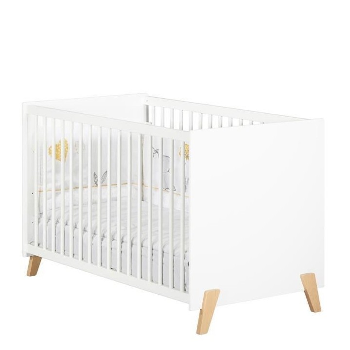 Babyprice - JOY NATUREL - Lit Bébé 120 x 60