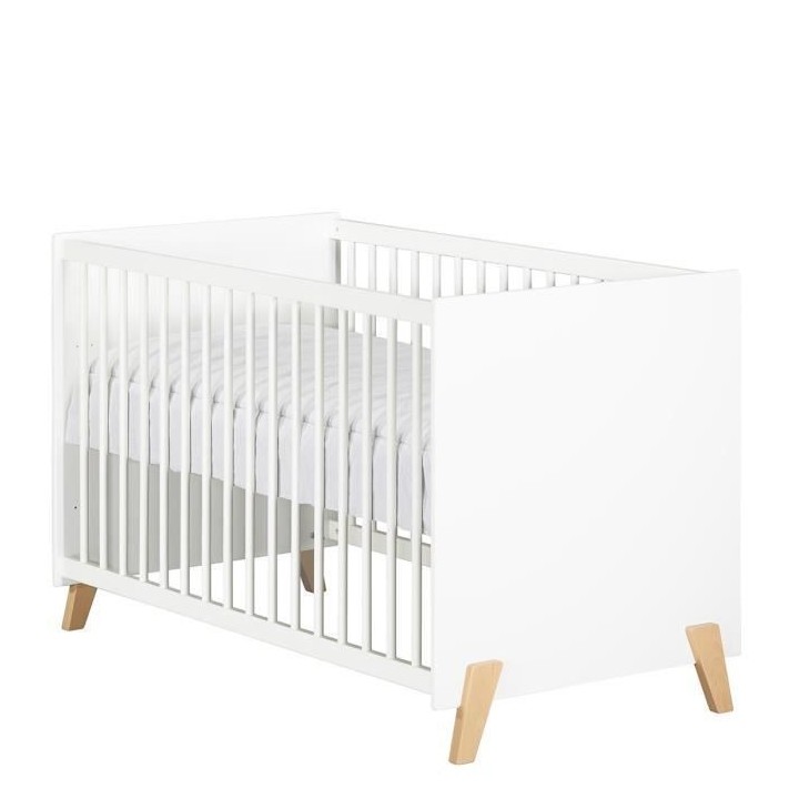 Babyprice - JOY NATUREL - Lit Bébé 120 x 60