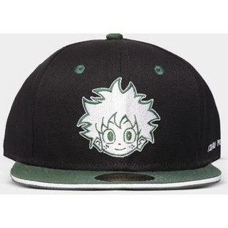DIFUZED My Hero Academia : Tete de Deku - Casquette - Noir, blanc et v