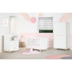 Babyprice - JOY NATUREL - Lit Bébé 120 x 60