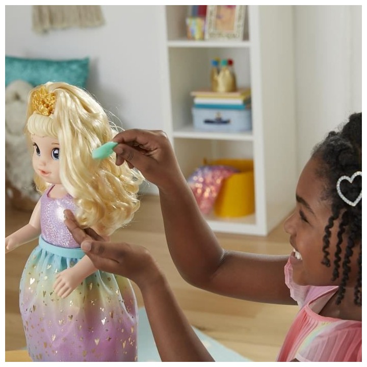 Baby Alive Poupée Princesse Ellie grandit !, poupée de 45 cm qui p