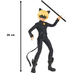 Miraculous - Poupée mannequin 26 cm Chat Noir - BANDAI