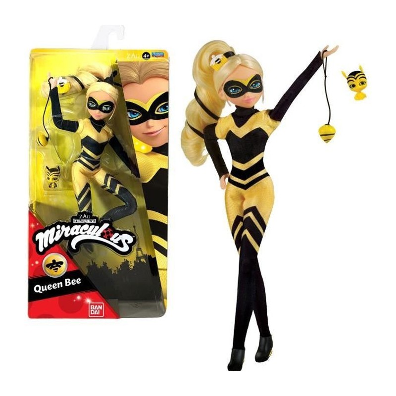 Miraculous Ladybug - Poupée mannequin 26 cm : Queen Bee - BANDAI