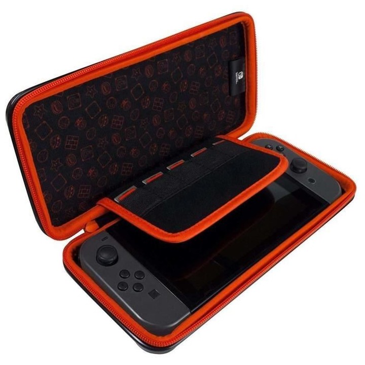 Hori Étui de Protection Nintendo Switch en Aluminium Rouge - Design S