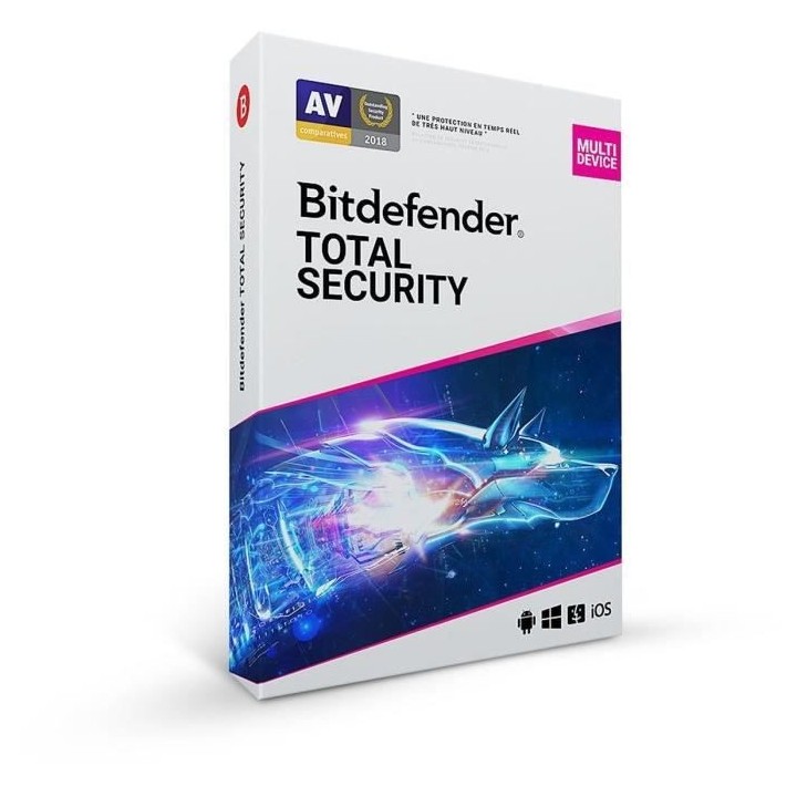 Bitdefender Total Security 2022 - 10 appareils - 2 ans