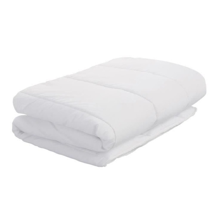 BLANREVE Couette légere en microfibre - 220 x 240 cm - Blanc