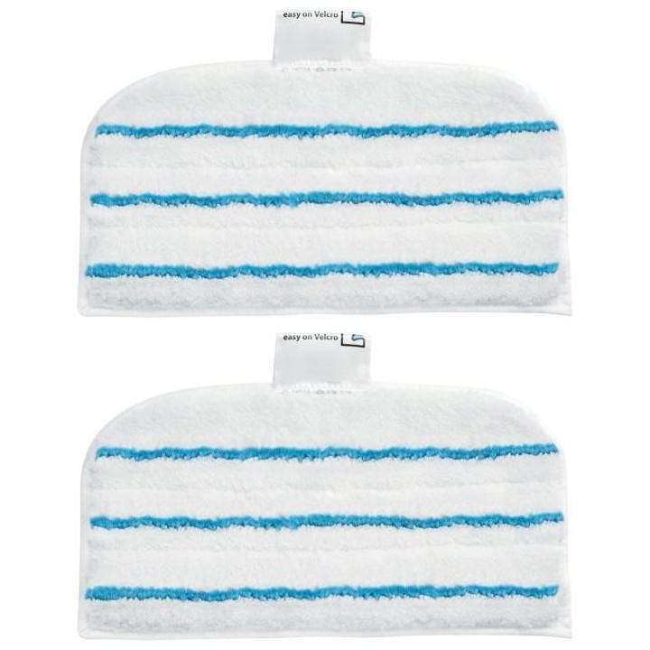 BLACK+DECKER Kit 2 patins pour balai vapeur + 5 patins pour gant STEAM