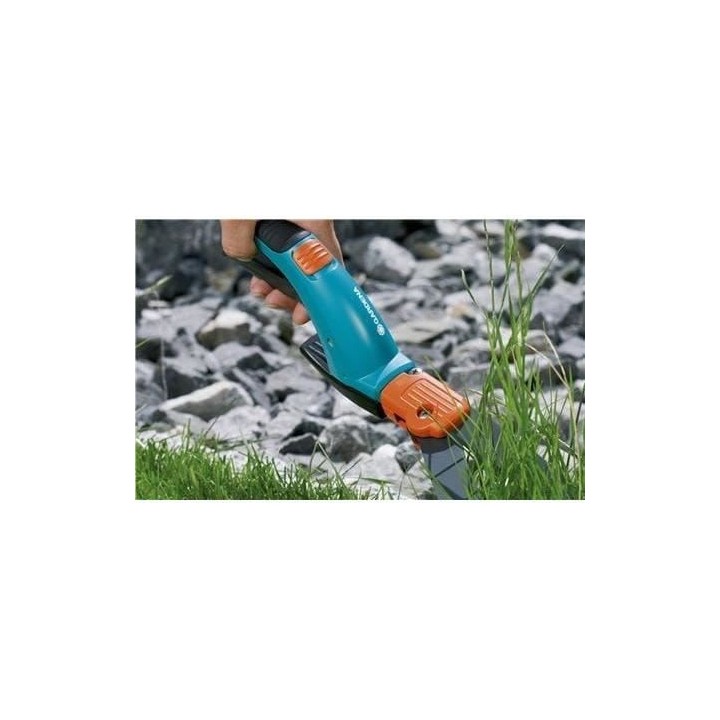 GARDENA Cisailles a gazon orientable Comfort – Lames ondulées 360°