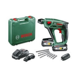 Perforateur sans fil Bosch - Uneo Maxx (Livrée avec 2 batteries 18V-2,5 Ah + chargeur + coffret de transport)