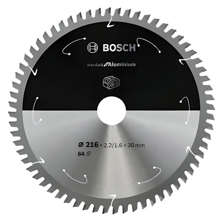 Lame de scie circulaire au carbure BOSCH PROFESSIONAL 216 x 30 x 2,2 m