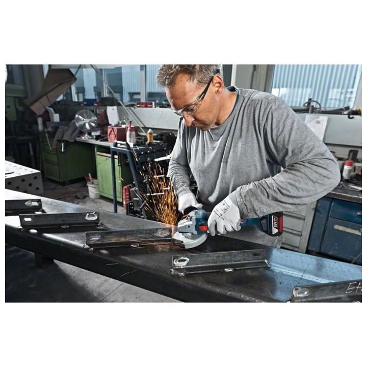 Meuleuse GWS 18V-10 + 2 batteries 5Ah + chargeur + coffret L-BOXX - BO